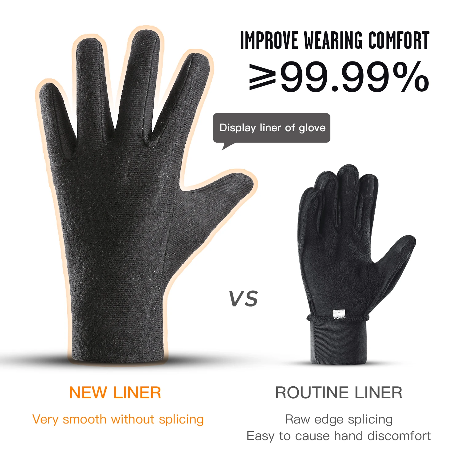 Guantes de Ciclismo de Invierno al aire libre, guantes de motocicleta con pantalla táctil, a prueba de viento, deportes, equitación, esquí, impermeables, 3M, guantes para correr