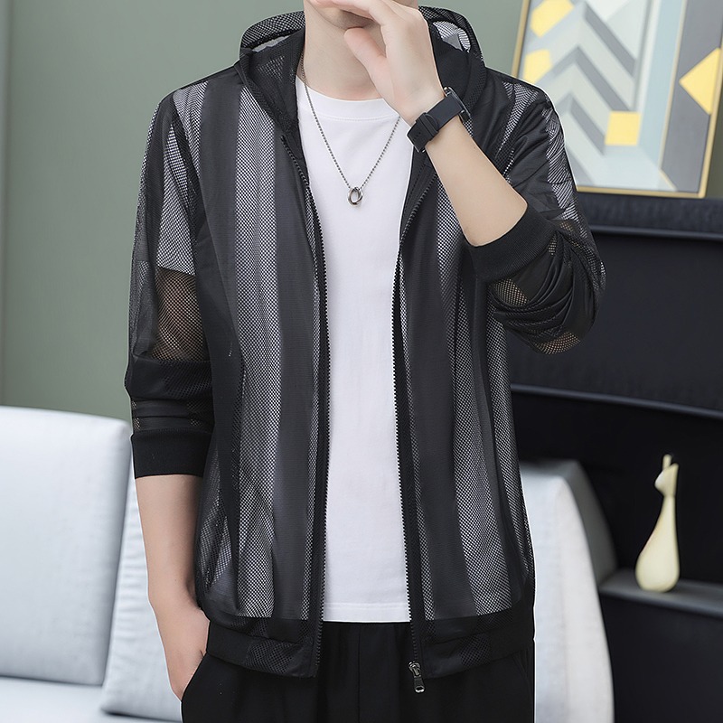 Солнцезащитная одежда для молодых людей с шапками и дышащими куртками, необходимая для мужчин летом.