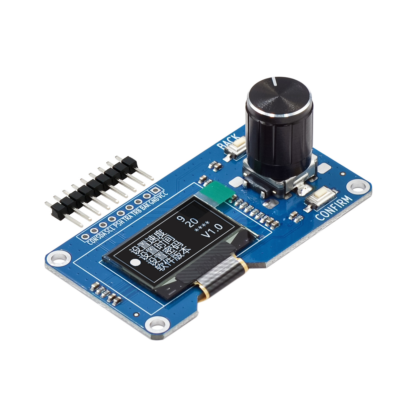 Écran d'affichage OLED de 1,3 pouces et 0,96 pouces combiné avec l'interface IIC du module d'encodeur rotatif EC11