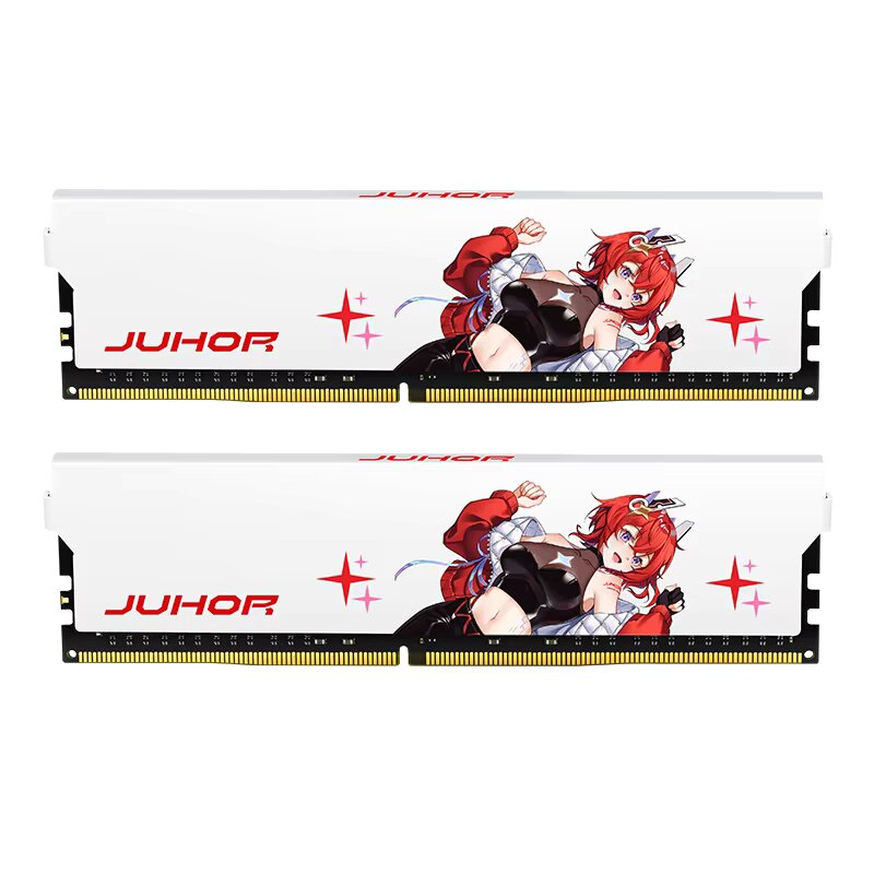 Memoria Ram JUHOR ddr4 8GB 16GB 3200MHz 3600MHz DIMM Memoria RAM para juegos de escritorio con disipador de calor blanco