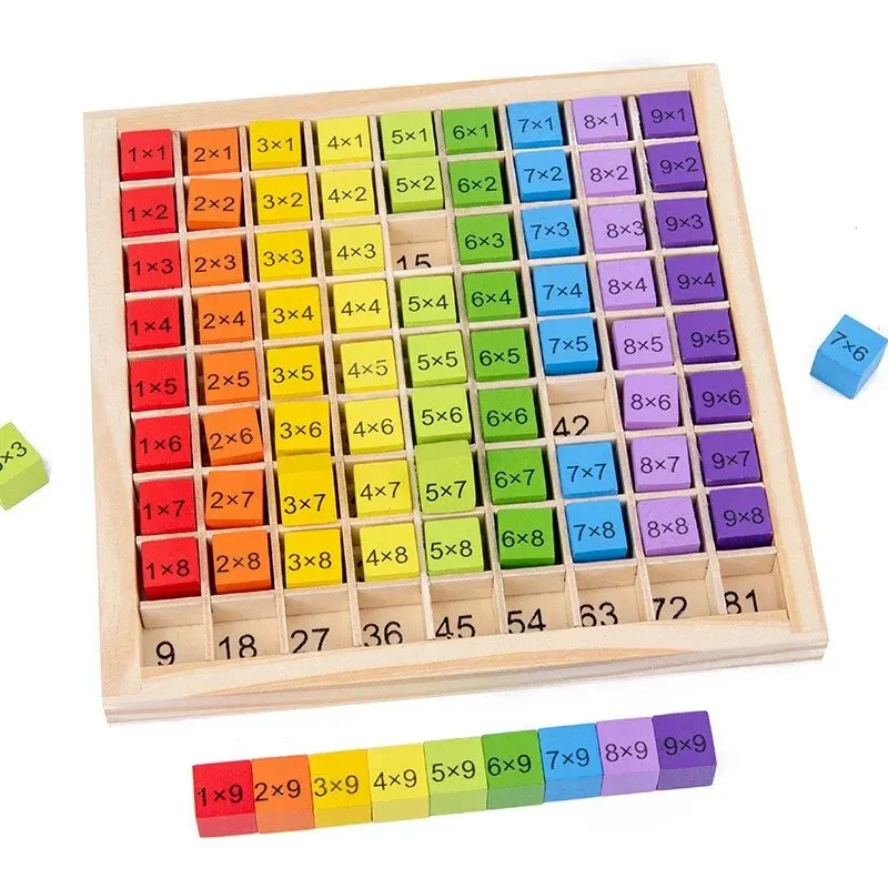Montessori edukacyjne zabawki matematyczne dla dzieci dzieci zabawki dla dzieci stół mnożenia matematyka arytmetyka pomoce nauczycielskie świąteczne prezenty
