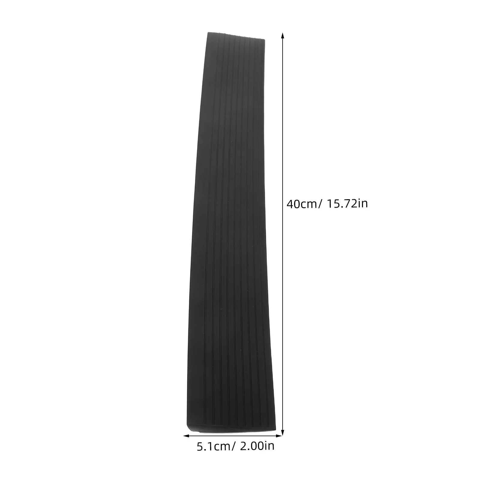 2Pcs Robot Vacuum Climbing Ramp Soft Rubber Material Non-Slip Texture Customizable Length for Doorways Threshold Mat
