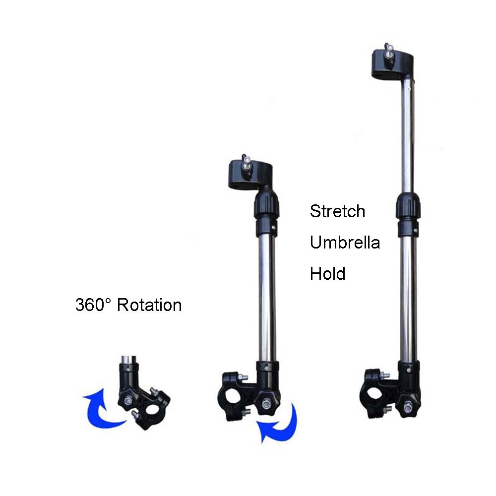 Soporte de montaje para cochecito, accesorios para sombrilla de carrito de bebé, ajustable, para sombrilla, bicicleta