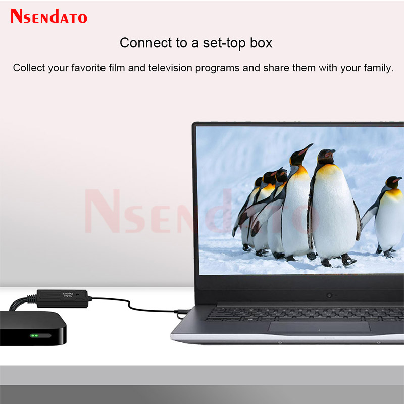 USB 2.0 Type C AV S Адаптер карты захвата видео RCA AV Video Composite в конвертер USB Type C Поддержка NTSC PAL для камеры OBS PC
