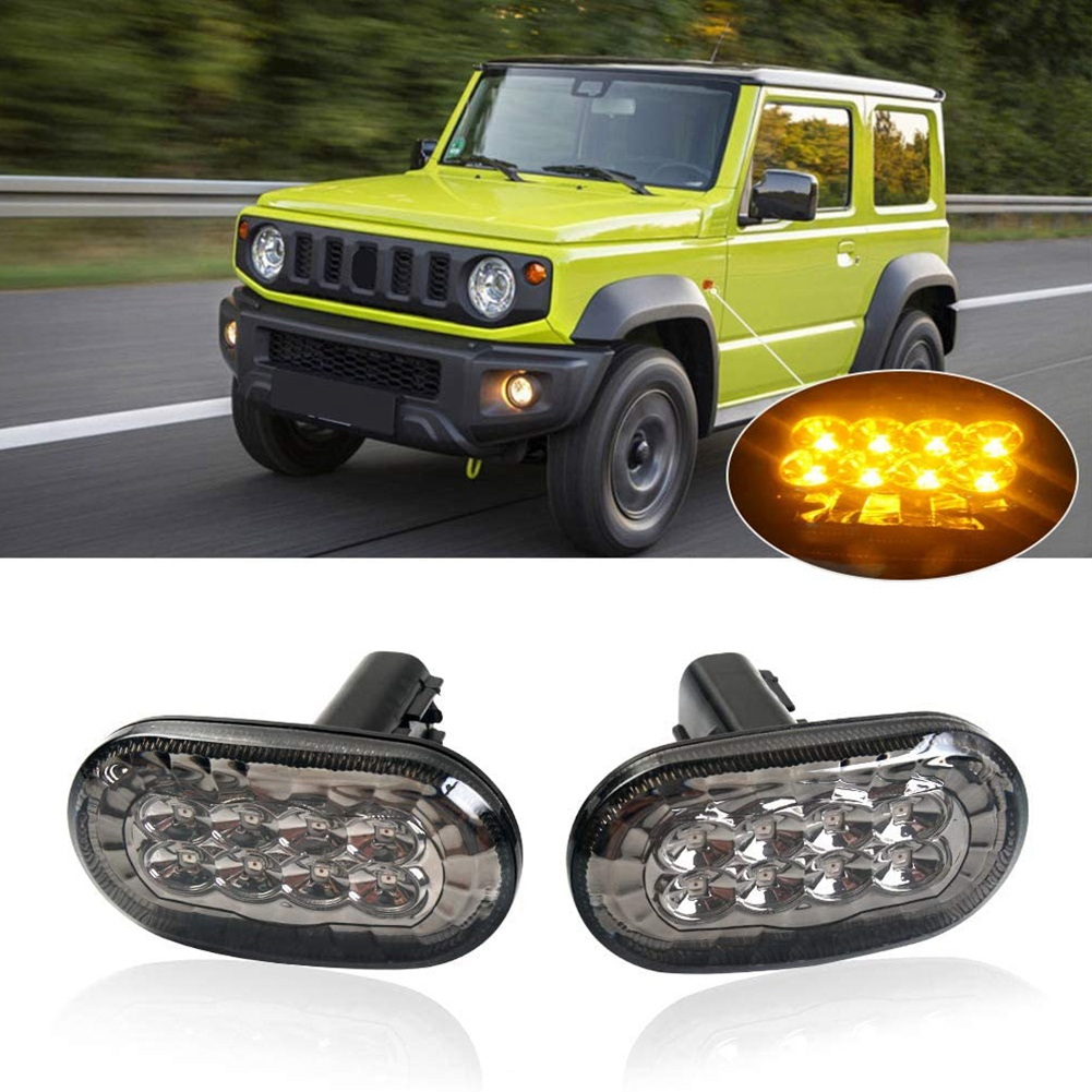Lampu penanda samping LED untuk Suzuki Jimny JB74 JB64 2018-, Smoke