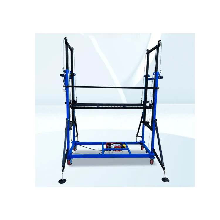 Loading Electric Lifting Scaffold Electric Scaffolding 6m Portable Electric Scaffolding Lift Platform