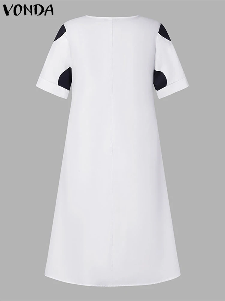 ボンダ-ボヘミアン水玉マキシロングドレス,Vネック,イブニングドレス,ビーチドレス,ラージサイズ,5xl,夏,エレガント,2022