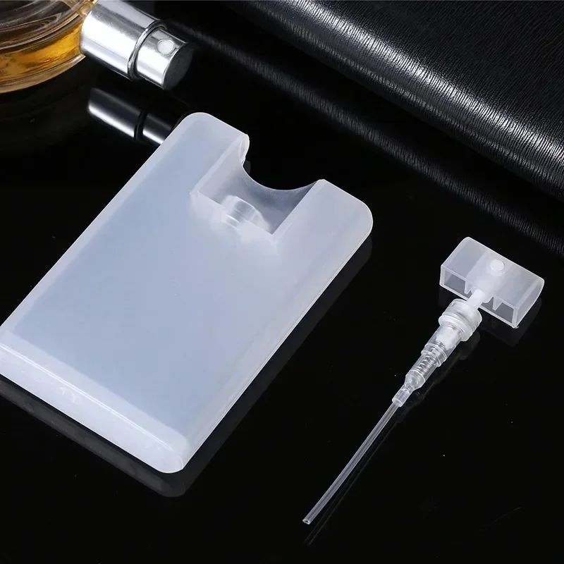 New 20ml Portable Card Refillable Hand Sanitizer Alcohol Bottles Mini Card Spray Bottle Travel Sub-bottling Cosmetics Press