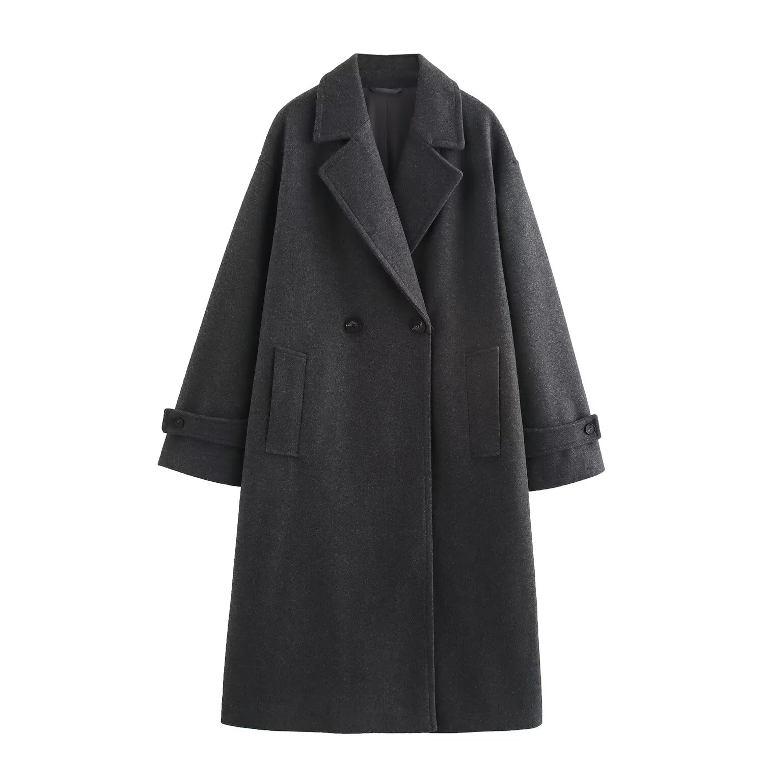 Herbst Neue frauen Kleidung Stil Modische Tri farbe Luxus Lose Kragen Langarm Mantel
