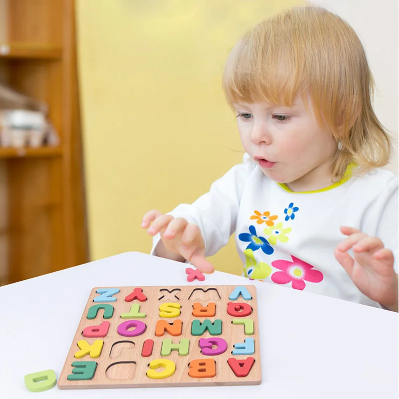 Trẻ Em Đồ Chơi Xếp Hình Bằng Gỗ Montessori Đồ Chơi Cho Bé 1 Đến 2 3 Tuổi Bảng Chữ Cái Số Hình Phù Hợp Với Giáo Dục Sớm trò Chơi