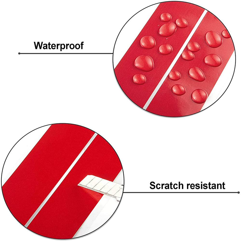 Adesivos listrados de seta para motocicleta, pasta universal à prova d'água e óleo, fita reflexiva, decalque, acessórios para moto