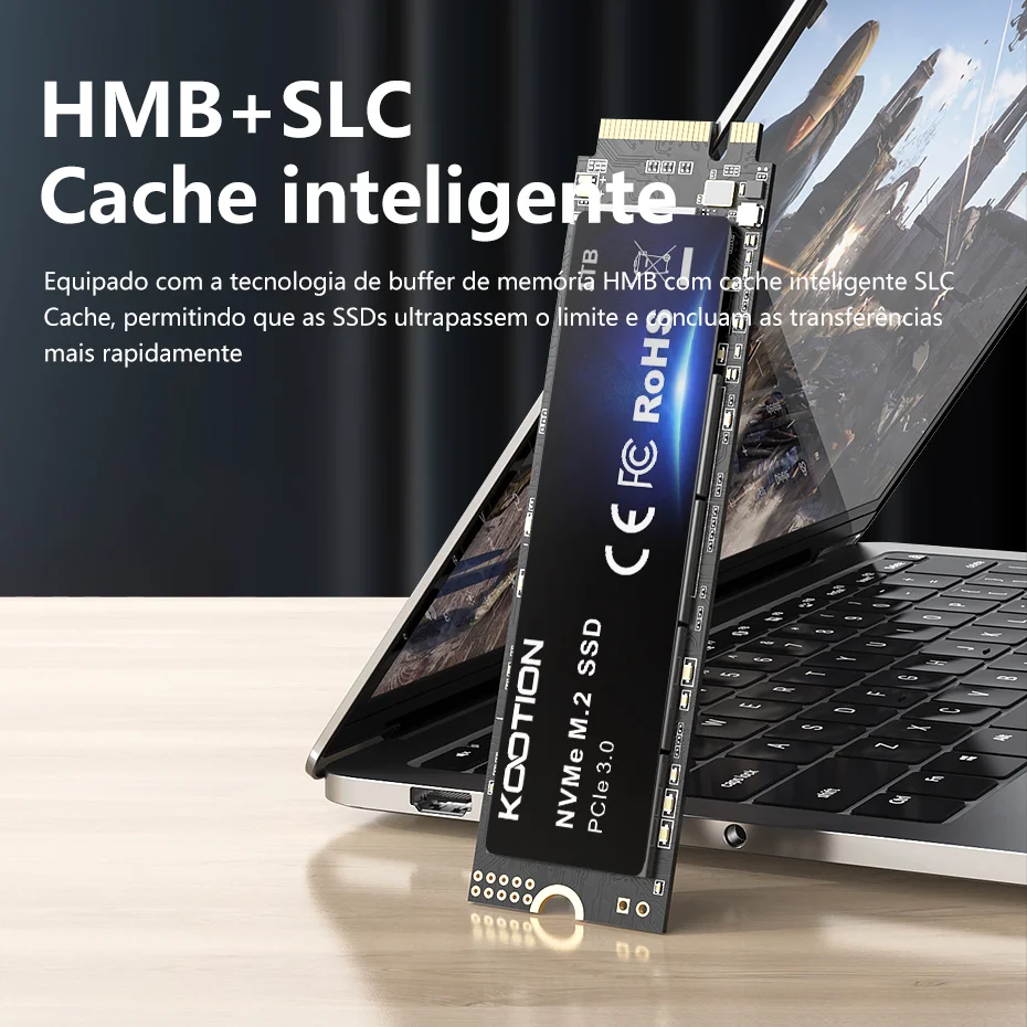 KOOTION X15 M.2 SSD 256GB 512GB 1TB SSD Unidade de estado sólido M2 SSD M.2 NVMe PCIe Disco rígido interno para laptop desktop MSI Dell HP
