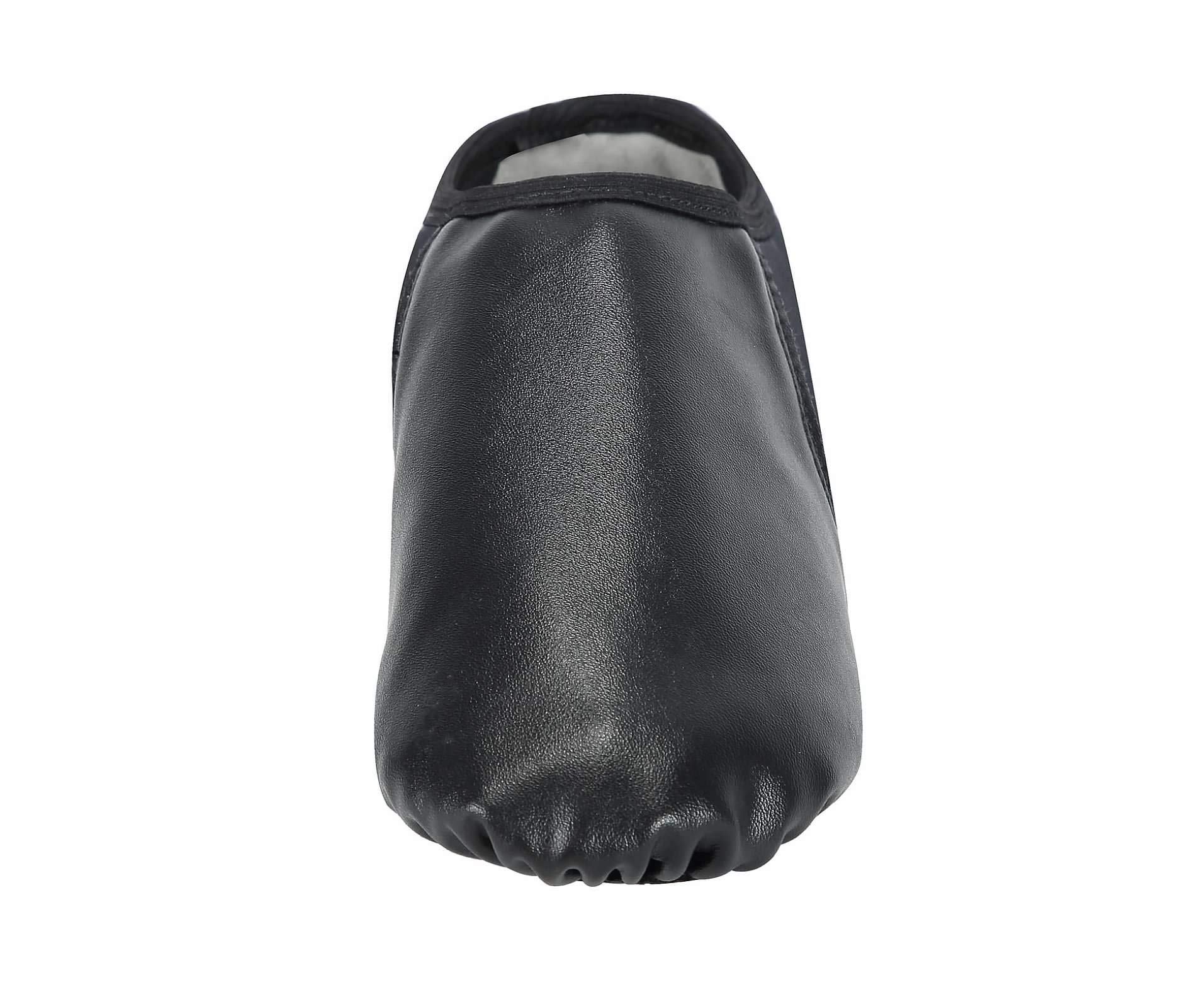 Sapato de jazz slip-on com elástico circular para sapatos de dança femininos e masculinos