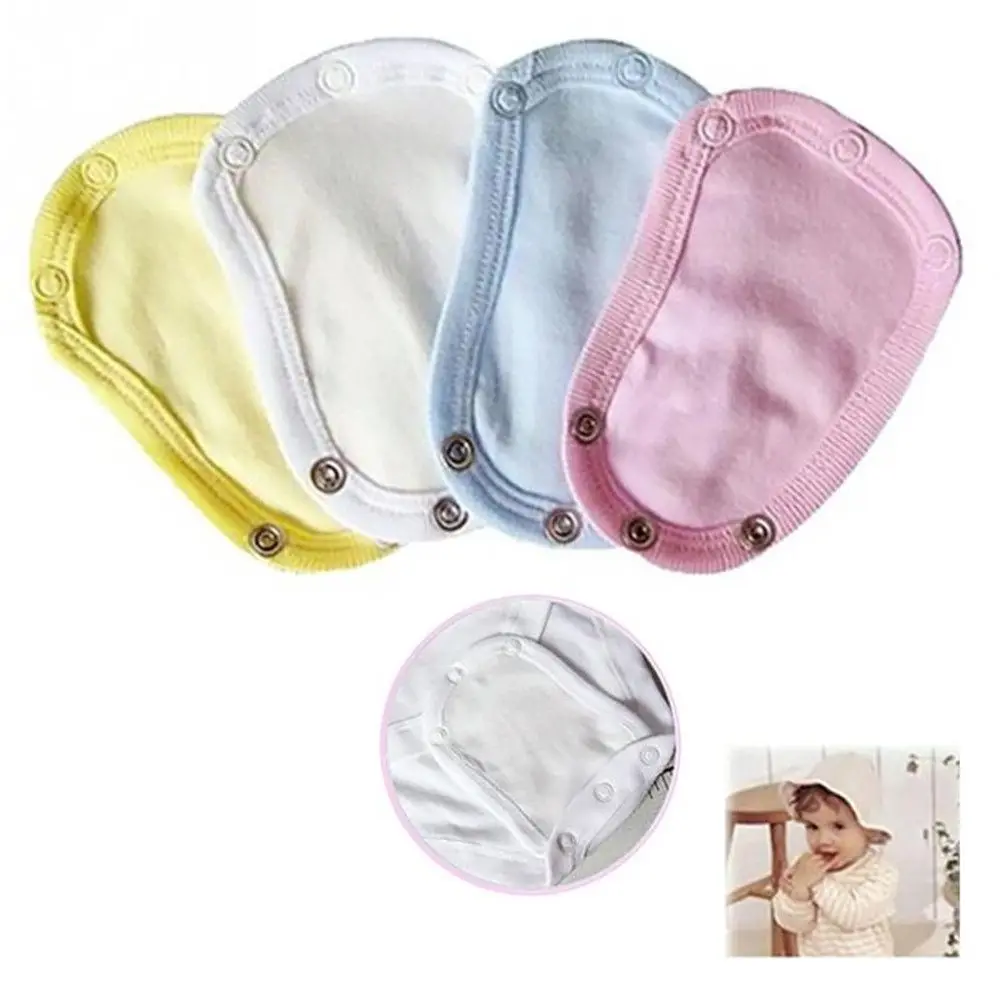 4 Colors Soft Bodysuit Extend Babies Changing Pads Covers Jumpsuit Extend Jumpsuit Pads Diaper Lengthen