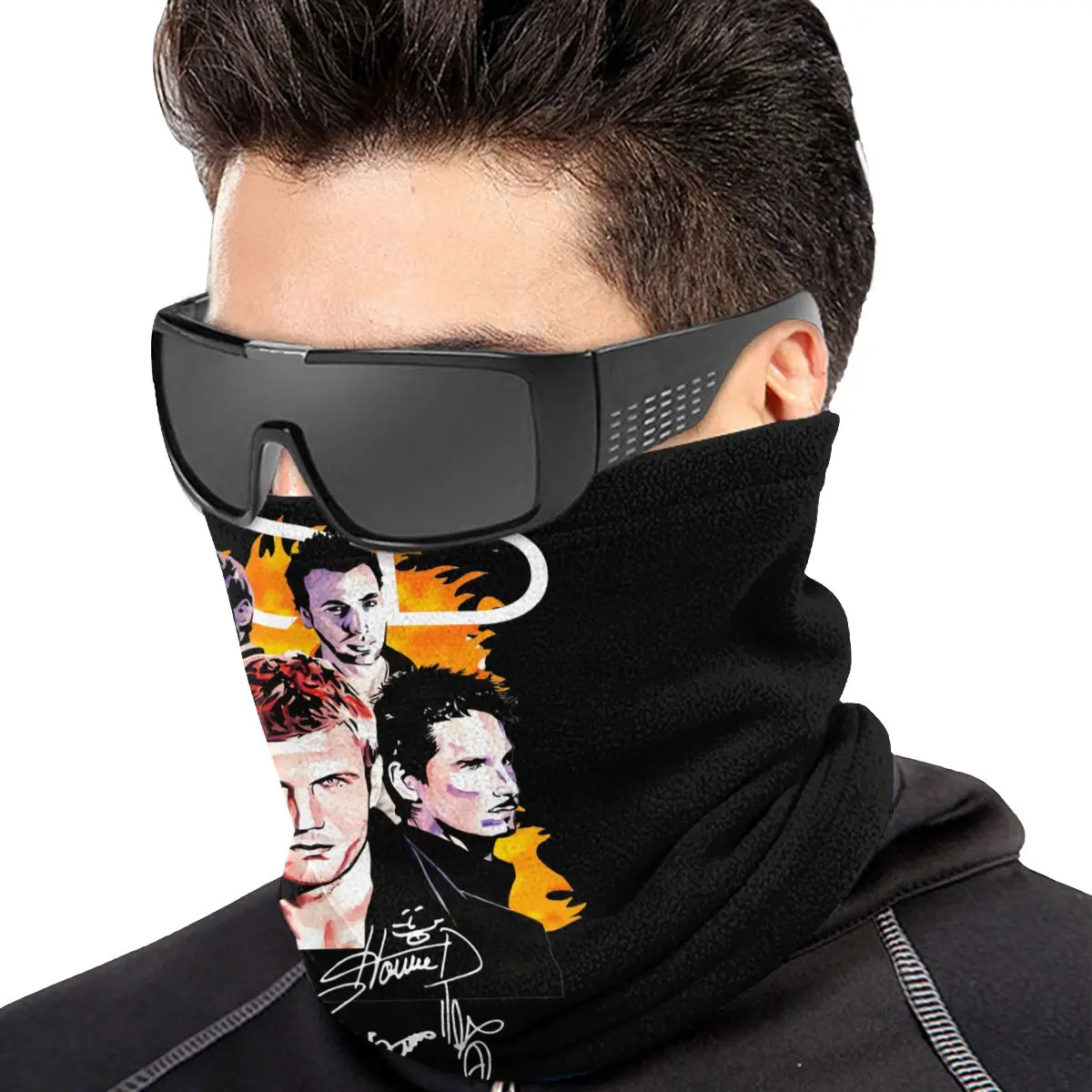 Backstreet Boys Thành Viên Chữ Ký Mỹ Nhà Cung Cấp Microfiber Cổ Tem Mạc Dây Khăn Trượt Tuyết Mũ Mùa Hè Câu Cá