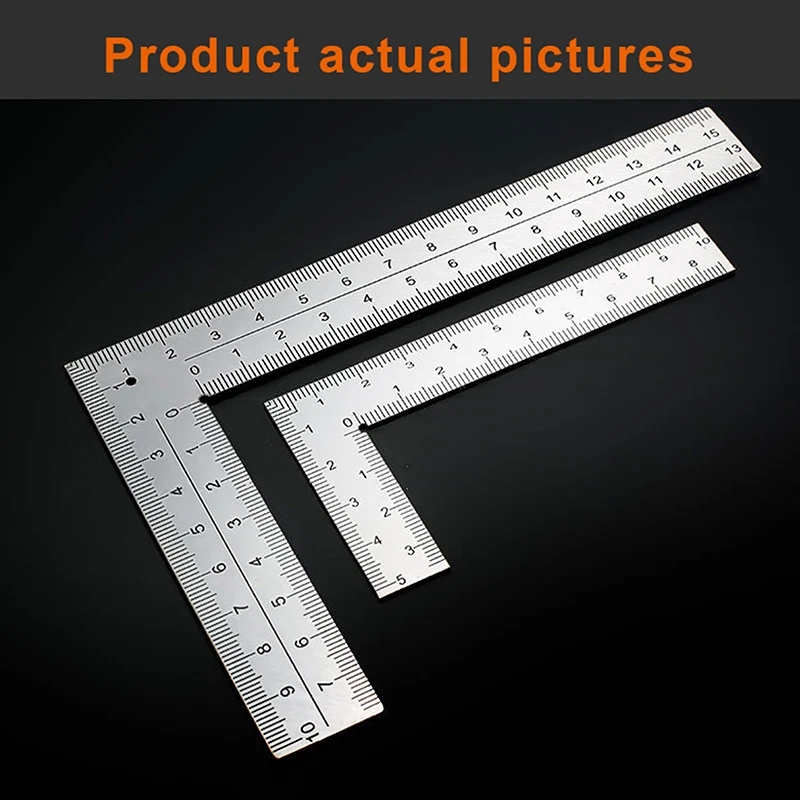Mini righello per inquadratura strumento di misurazione del Layout righello quadrato ad angolo retto in acciaio inossidabile precisione per la costruzione di calibri per cornici