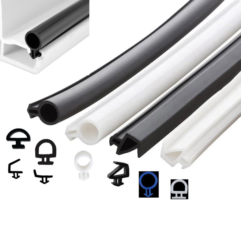 1/2/5 м мост из алюминиевого сплава, двери, окна, уплотнительная лента, слот для карт, пластиковая силиконовая полоса, звукоизоляционная, ветрозащитная, водонепроницаемая