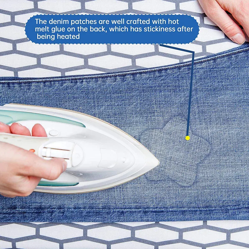 Джинсовые джинсовые нашивки, нашивки для одежды, суперклей, наклейки для одежды, гладильные штаны, швейная ткань, принадлежности для одежды «сделай сам»