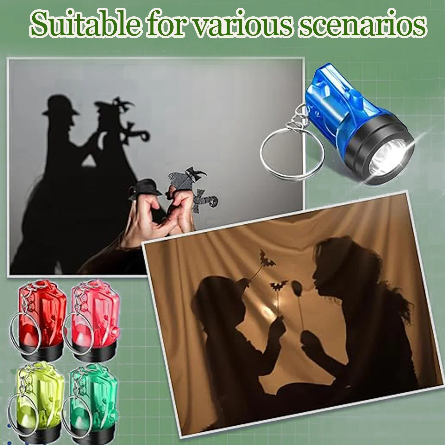 Mini LED Keychain Lights Flashlight Small Emergency Torch Keychain Flashlights Portable Pocket-sized Camping Flashlight Pendant