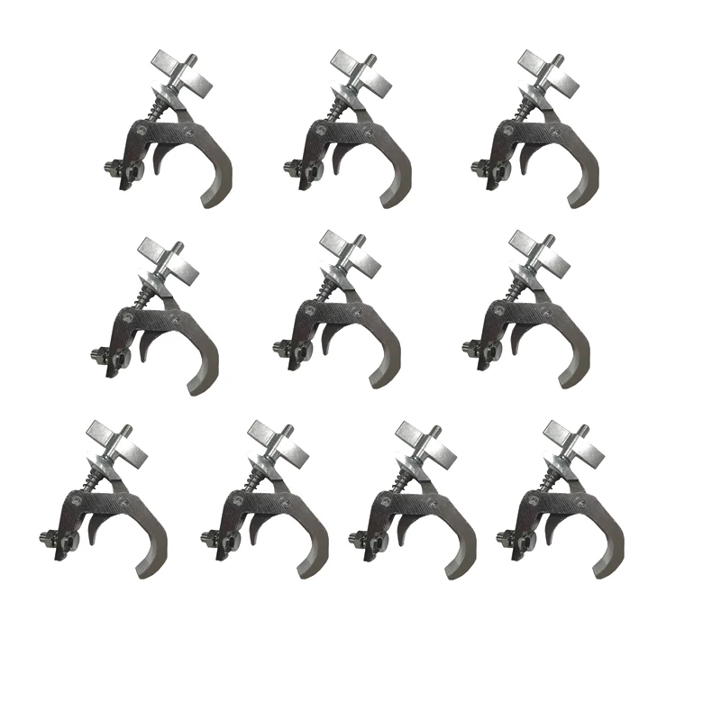 10 sztuk / partia Heavy Duty Premium Pro Truss Clamp Stage Lights Clamp Pasuje do rur 40-60 mm do opraw oświetleniowych scenicznych z ruchomą głowicą