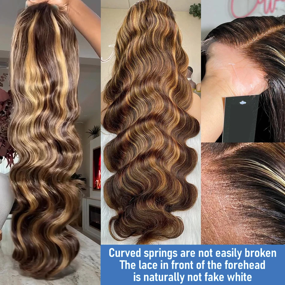 Парик Женский на сетке с эффектом омбре, 30 дюймов, 4/27 цветов