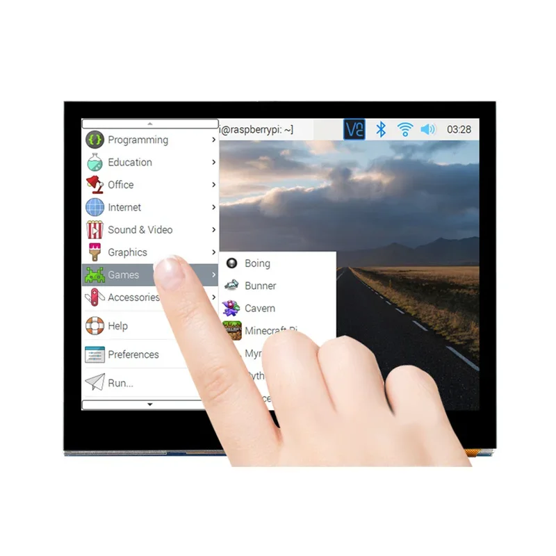 3.5inch-DPI-LCD Capacitive Touch LCD DPI 640×480 3.5 inch touchscreen display Module for Raspberry Pi