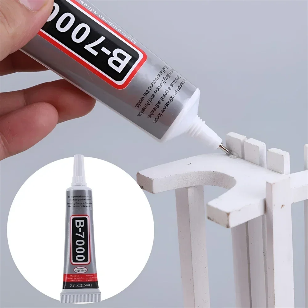Pegamento de B-7000 para coche, 15/50/110ml, E-8000 adhesivo, reparación de resina epoxi, pegamento líquido para pantalla táctil de teléfono móvil, pegamento adhesivo artesanal para joyería