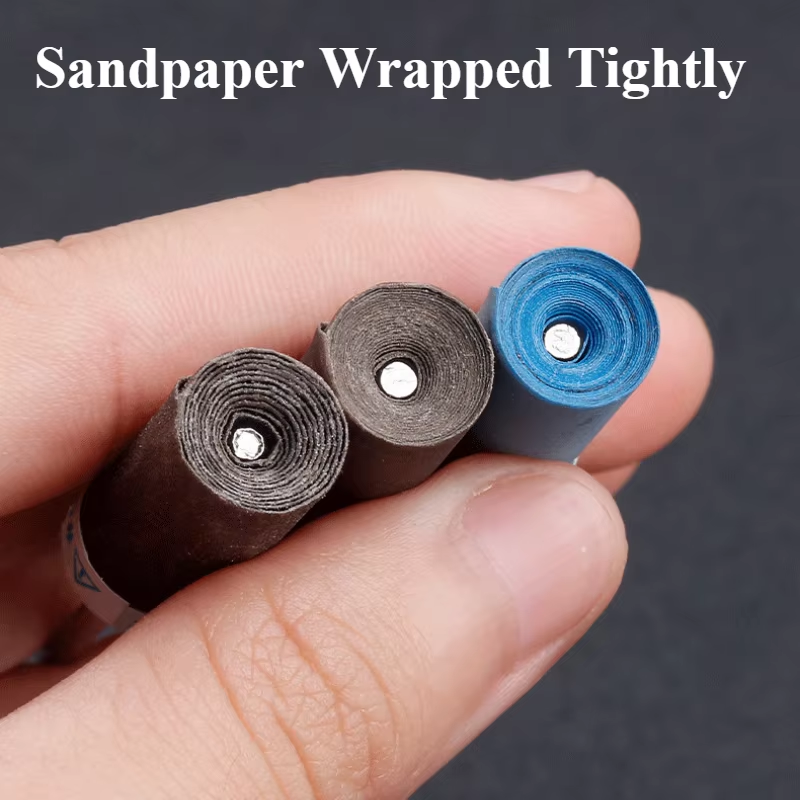 1 peça 120-7000 cabeça de moagem de haste de lixa cilíndrica, 2.35 alças usadas para polimento e ferramentas de moagem na produção de joias