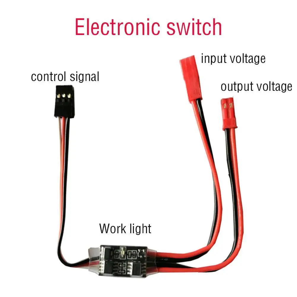 Hoge stroom afstandsbediening Elektronische schakelaar Luchtmodel Plantbescherming RC Drone Waterpomp PWM Signaalcontrole