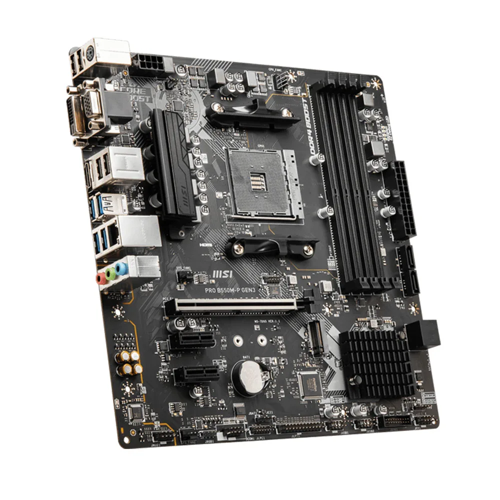 Msi pro B550M-P gen3 und Gaming-Motherboard am4 ddr4 m.2 unterstützt das Desktop-Computer-Mainboard der Serie ryzen cpu r3 r5 r7 5000 und 3000