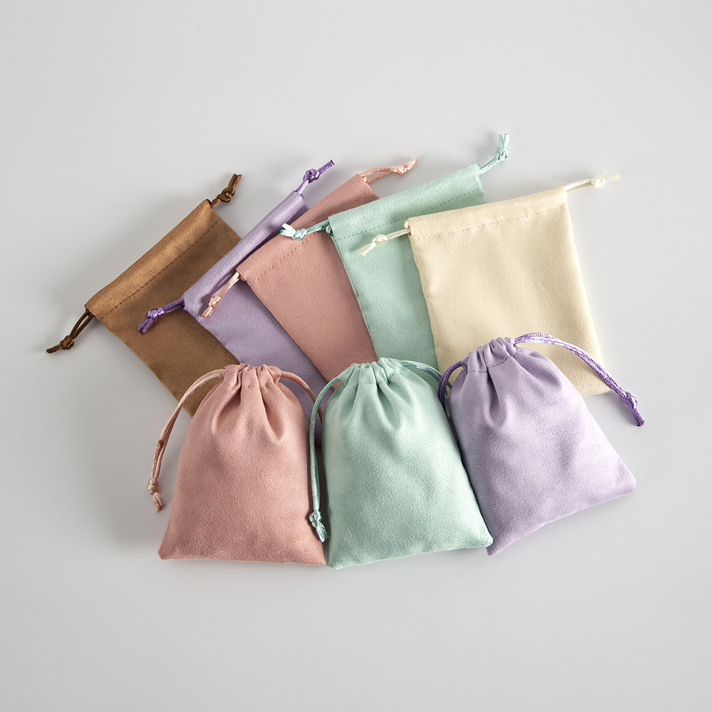 10 teile/los Tinifu Blau Flanell Schmuck Verpackung Samt Kordelzug Beutel für Kosmetik Make-Up Beutel Chic Hochzeit Gunsten Geschenk Tasche