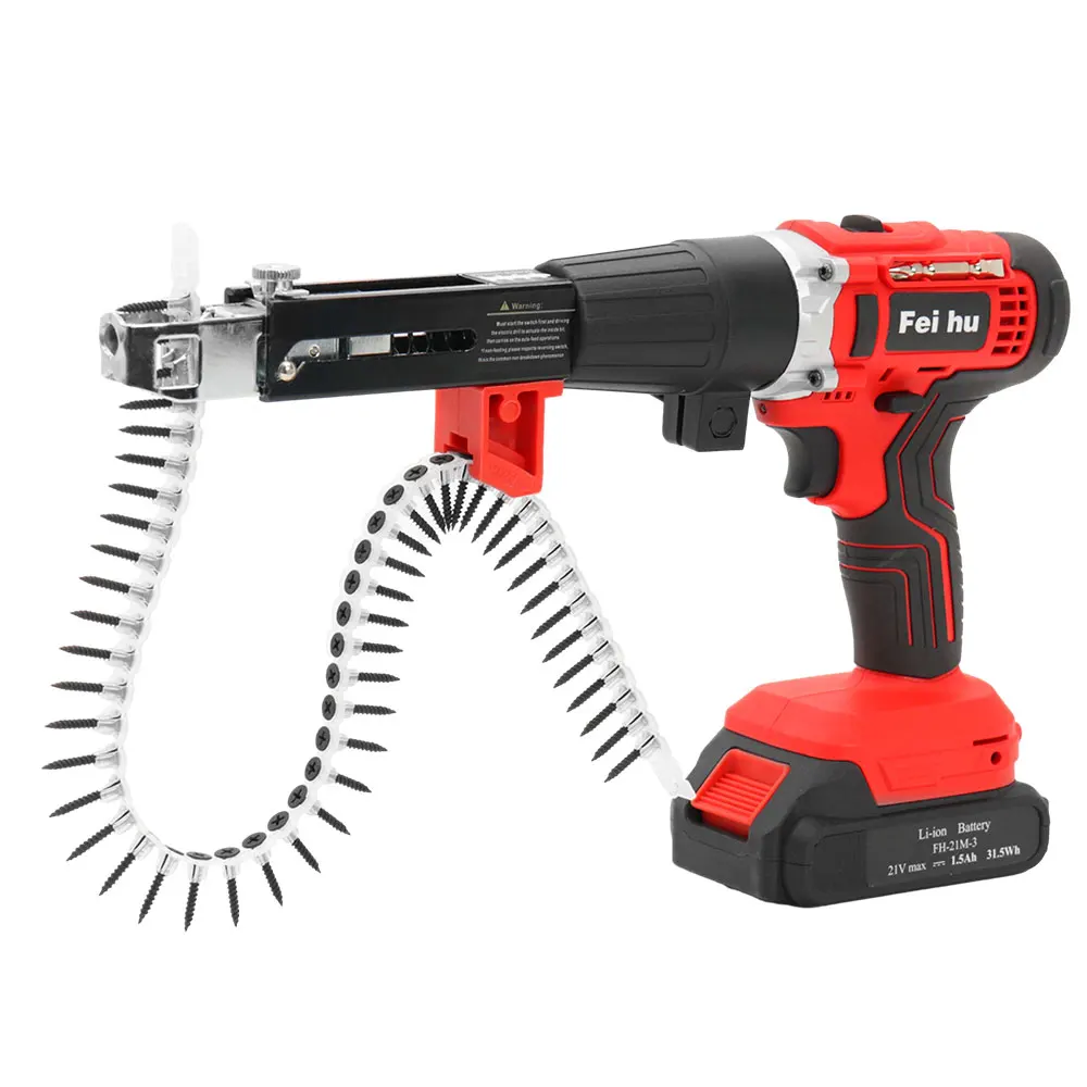 Tiro Nail máquina elétrica portátil, bateria de lítio, sem fio parede de concreto, 21V