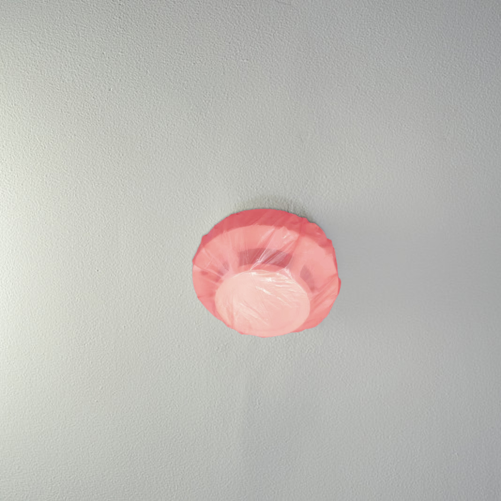 100 Pcs Smoke Detector Protective Cover Smokes Paint Replacement Covers Dust Orange Fire Office