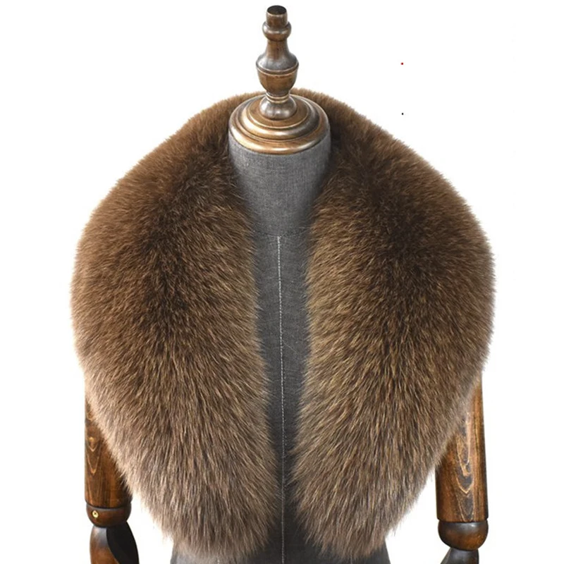 Cáo Cổ Lông Thú Thật 100% Cáo Khoác Nỉ Thẳng Cổ Lông Tự Nhiên Cổ Xám Size Lớn Giữ Ấm Cổ Khoác Nỉ khăn Choàng Cổ