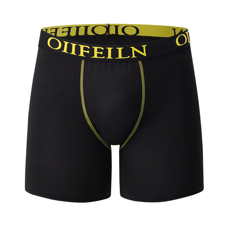 5/10 ชิ้นแฟชั่นผู้ชายยาวชุดชั้นในลําลอง Boyshort เยาวชนกีฬากางเกงขาสั้นสบายระบายอากาศยืดกางเกงขาสั้นชุดชั้นใน