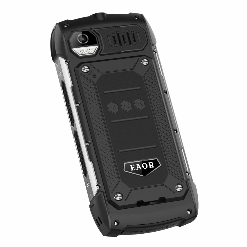 EAOR 2G Rugged 4000mAh Big Battery Power Bank IP68 Waterproof 2.8 IPS large screen 0.3M cam MTK feature Keypad mobile Phone