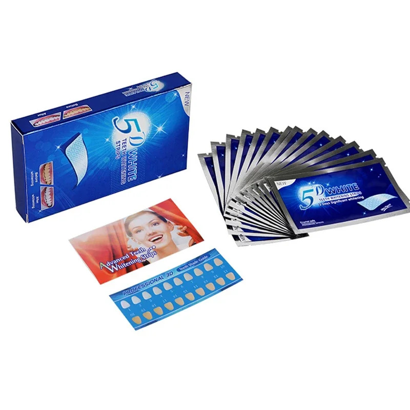 5D Dental Paste Teeth Bright White Tooth Paste Green Tooth Paste Neutral Tooth Paste 7 Bags And 14 Pieces
