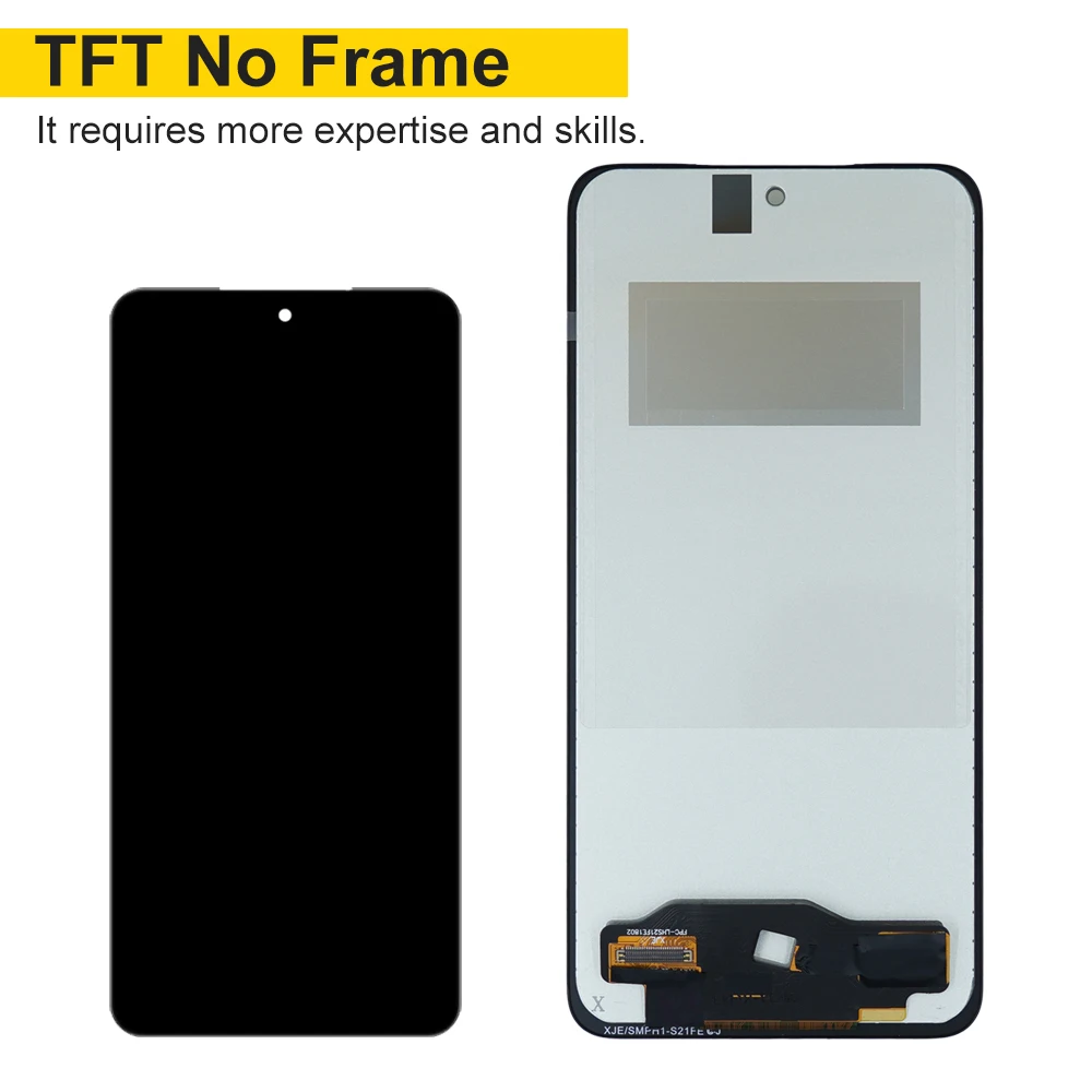 AMOELD For Samsung Galaxy S21FE 5G G990B G990U LCD Display Touch Screen Digitizer with Frame For Samsumg S21 FE LCD