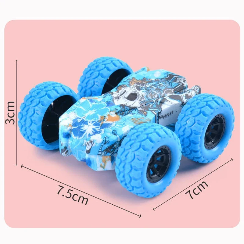 Auto giocattolo per bambini divertente auto bifacciale sicurezza inerziale anti-collisione anti-caduta modello anticaduta per bambini scorrevole fuoristrada