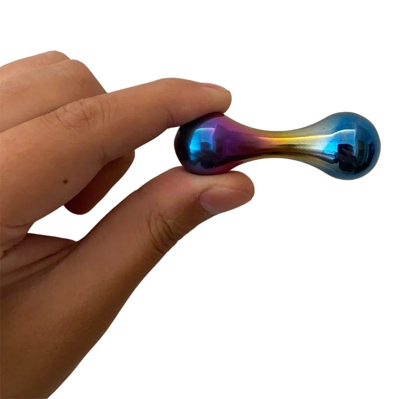 Knucklebone ไทเทเนียมกระดูกปลายนิ้วด้านบน Baole ลูกปัด Begleri ของเล่น Knucklebone นิ้วจํากัด EDC Anti ความเครียดออทิสติก ADHD Cool