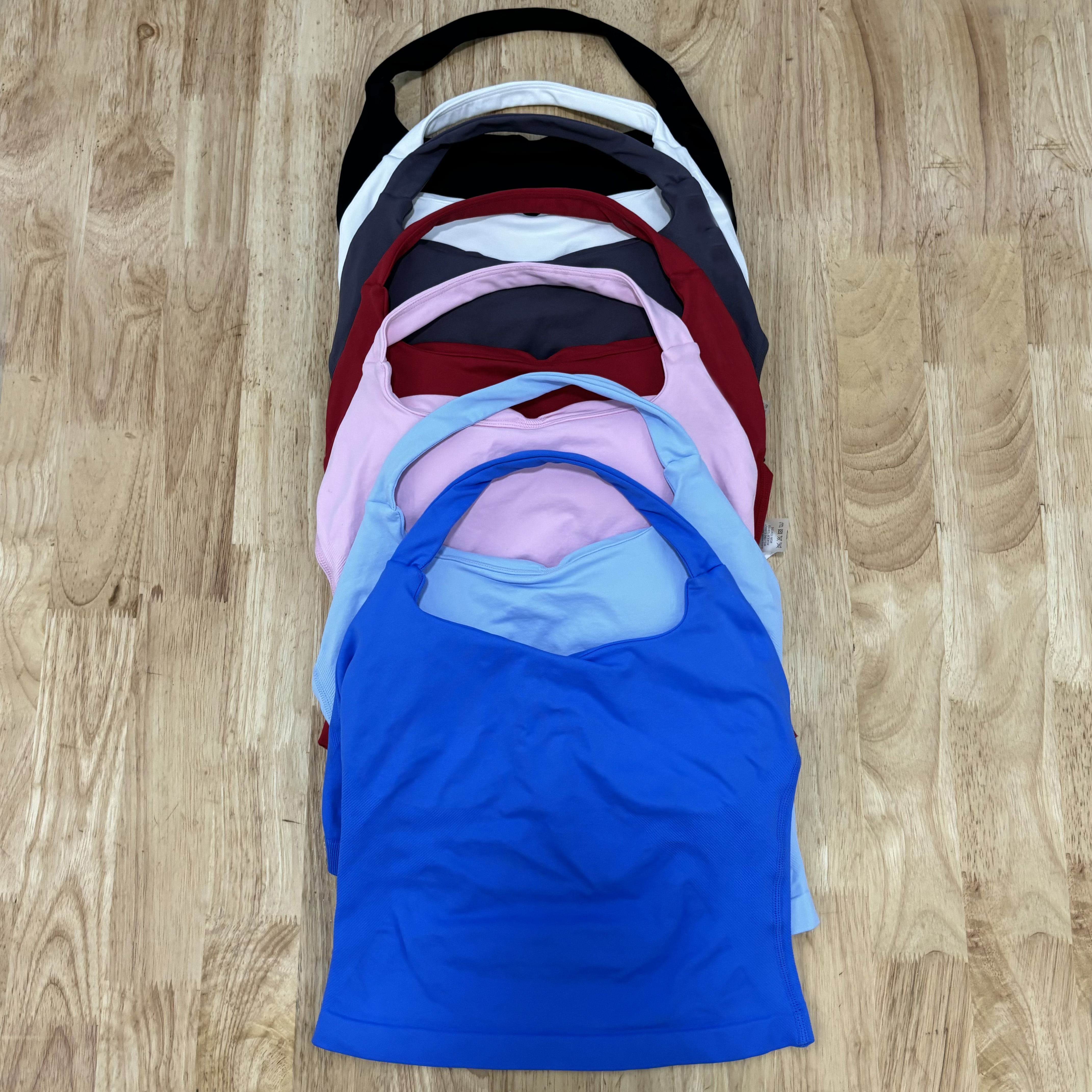 2 個インパクトジムセット女性背中の開いたタンクトップハイウエストうずくまるシームレスショーツフィットネス服アクティブウェアワークアウトセットジムスーツ