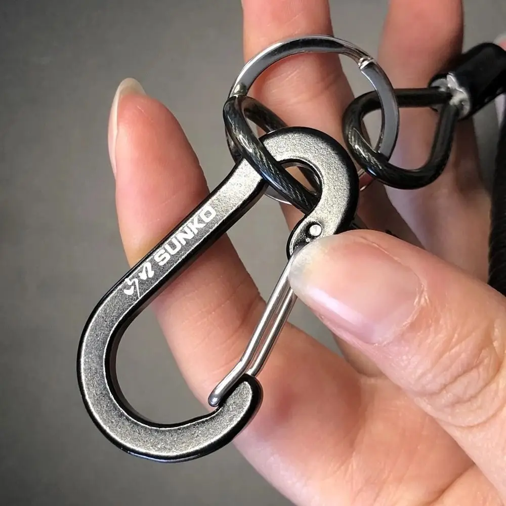 Key Lanyard Fishing Missed Rope Key Koord Key Chain Elastic Coil Stretch Tether Fashion Wire Spring Twisted Lockable Rope