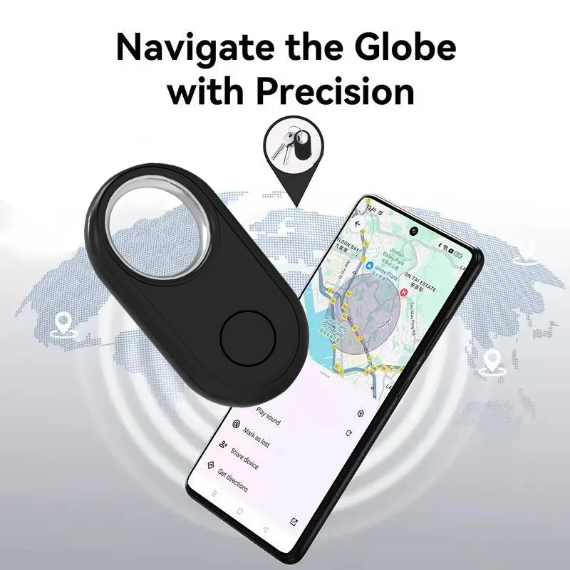 GPS-Tracker für Android-Geräte, Tag, funktioniert mit Google's Find Hub, App, Schlüsselfinder, Haustier-Smart-Tag für Samsung Pixel-Handys
