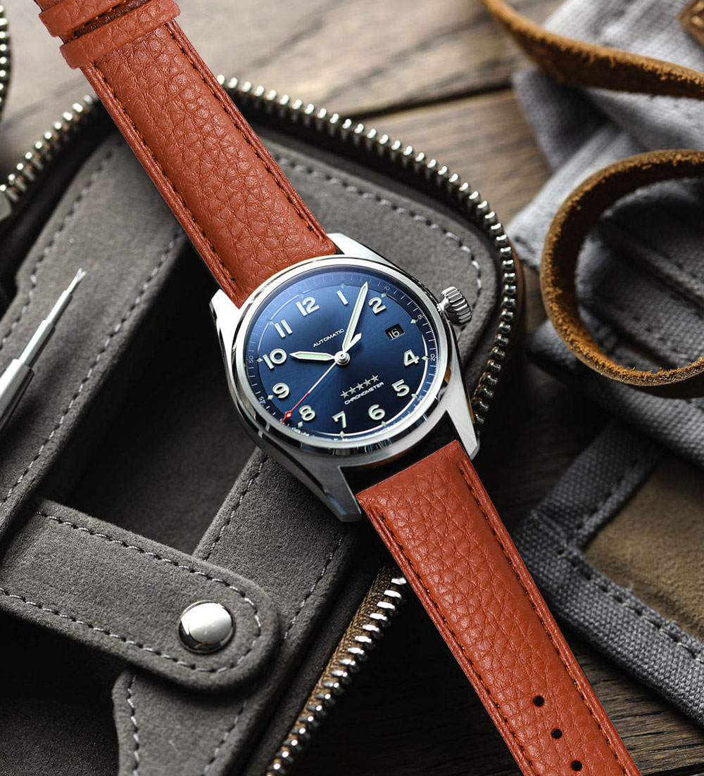 SAMCO 本革時計バンド 12/14/16/18/19/20/21/22/24 ミリメートル時計ストラップ男性女性のための高品質腕時計バンド + ツール