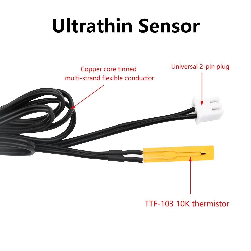 Ultra-Dünne Temperatur Sensor Film Thermistor Sonde Ntc10K Oberfläche Temperatur Messung Kopf Patch Typ Für Arduino Kit