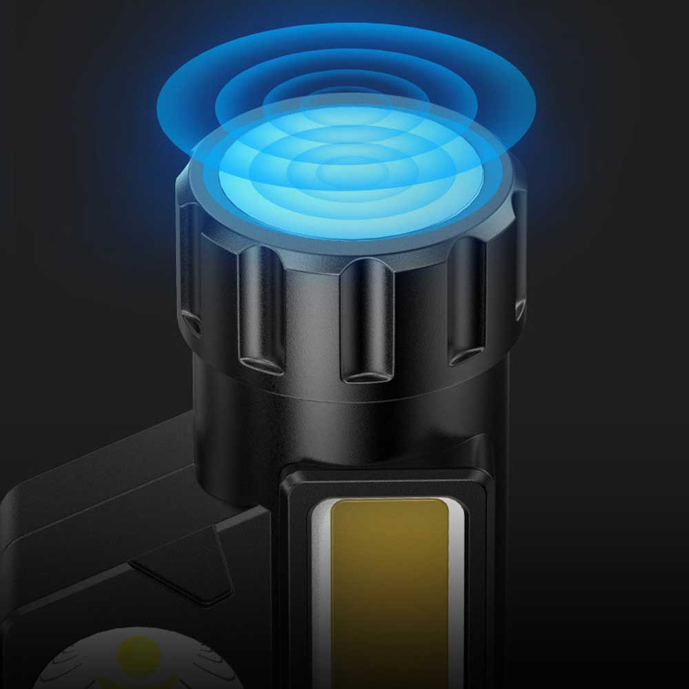 Magnético led escurecimento portátil luz pulseira noite ciclismo correndo lâmpada de pesca pulseira lanterna