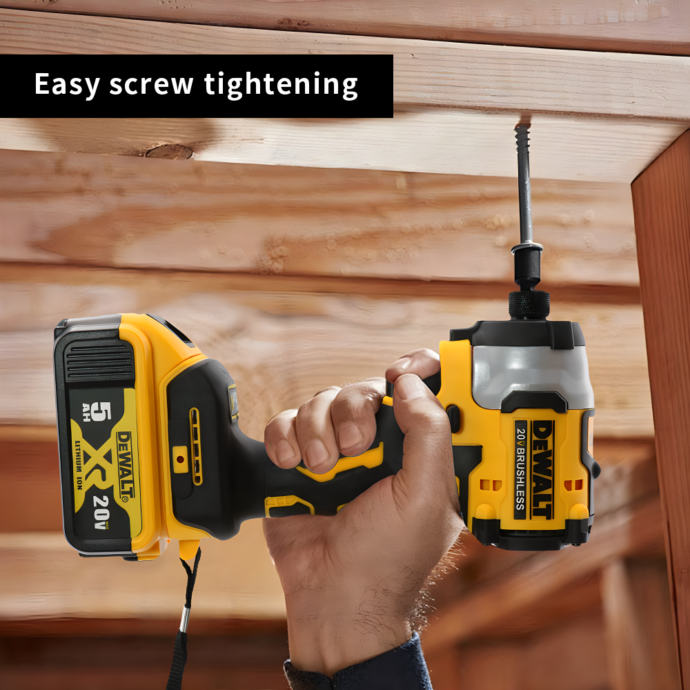 DEWALT DCF850 Slagschroevendraaier 205NM Borstelloze Accuschroevendraaier 20V Batterij Oplaadbare Elektrische Klopboormachine Elektrisch Gereedschap