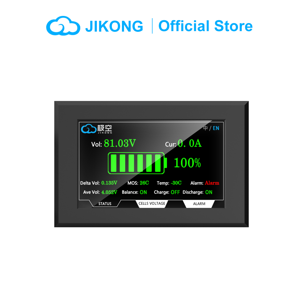 JIKONG BMS 4,3 Zoll Bildschirmdisplay