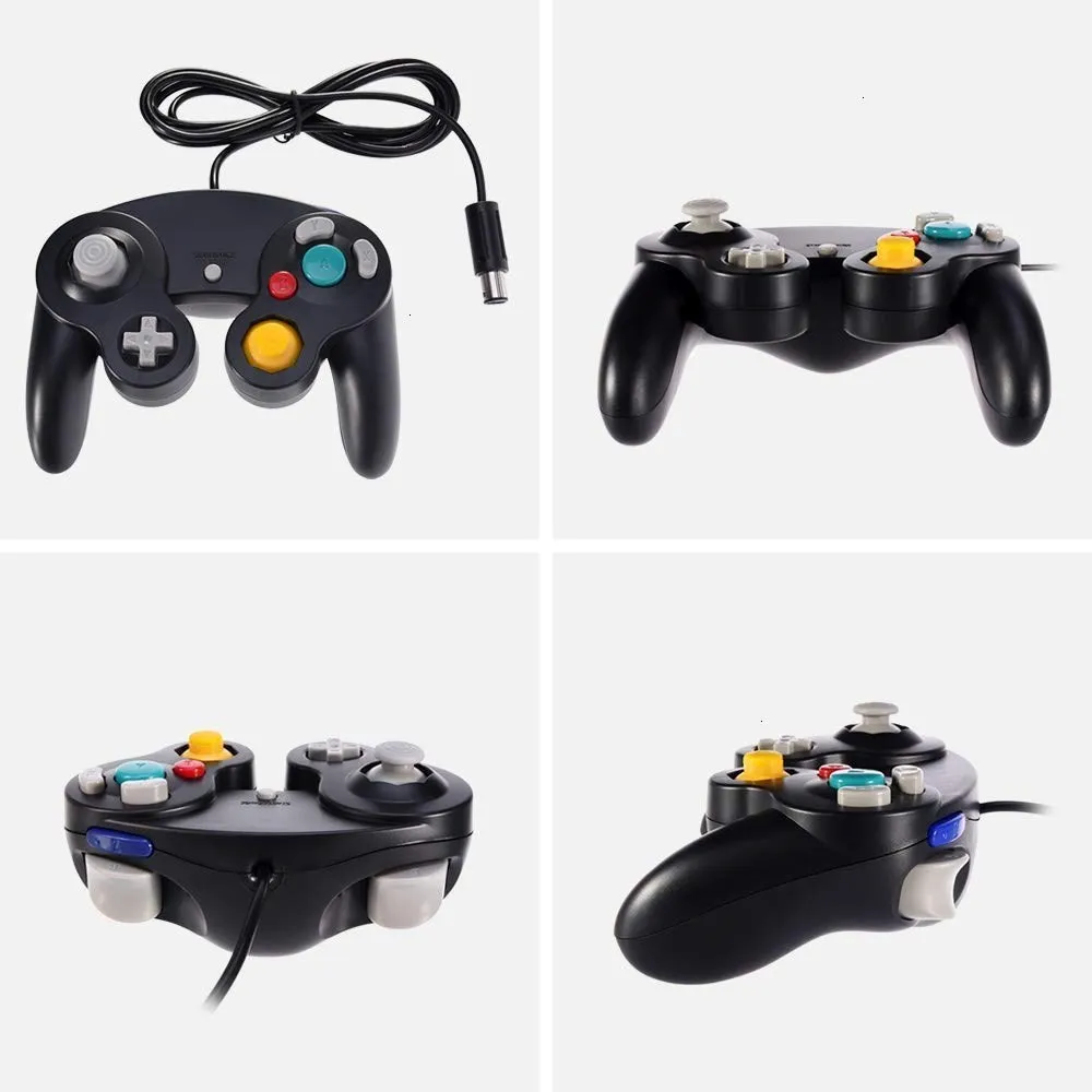 Per Controller Gamecube Joystick portatile cablato USB compatibile nintendo per NGC GC Controle per MAC Computer PC Gamepad