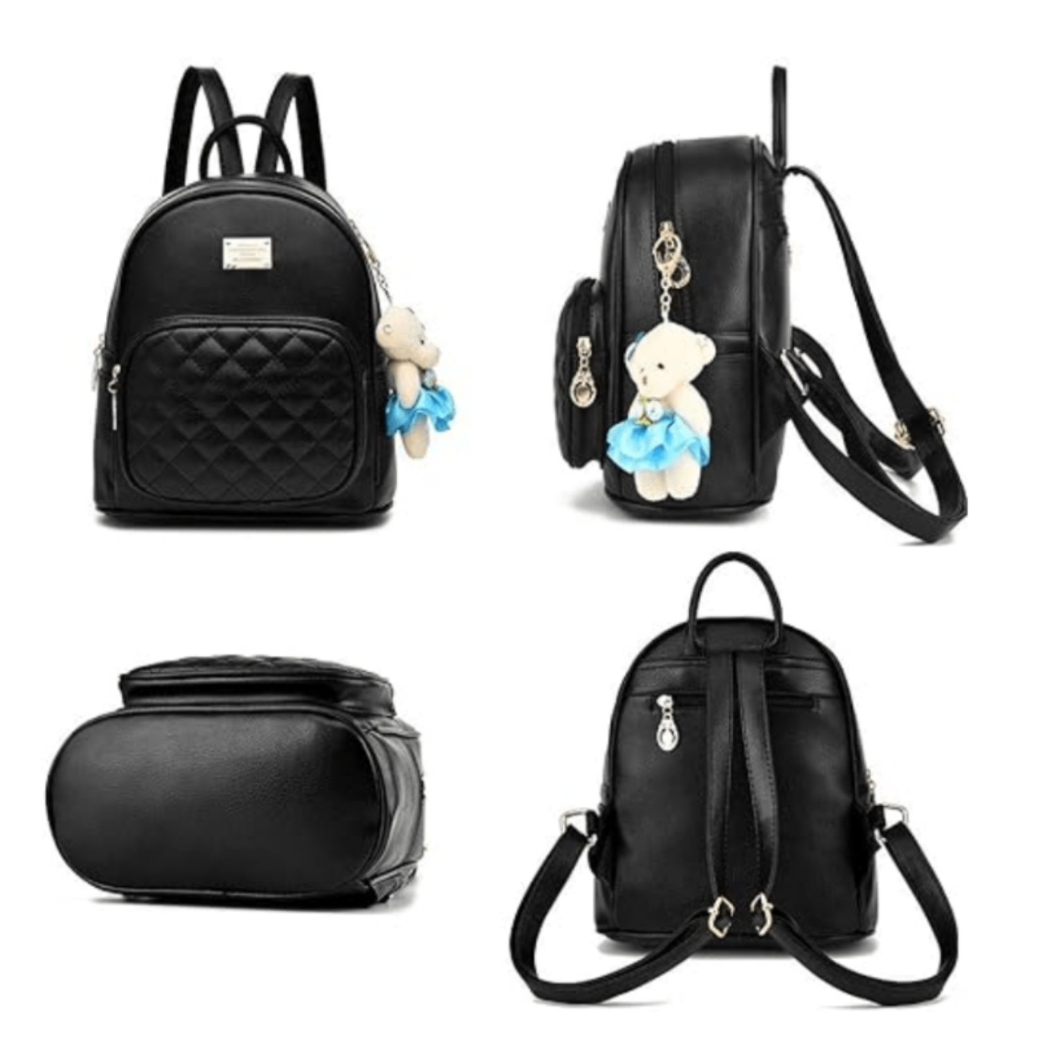 กระเป๋าเป้สะพายหลังหนังกระเป๋า Satchel กระเป๋านักเรียนสําหรับผู้หญิง